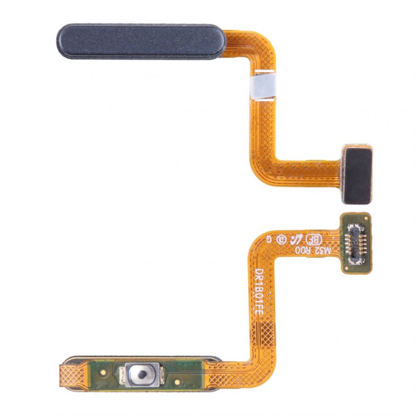 Шлейф для Samsung Galaxy M32/M325 (2021) со сканером отпечатка пальца black High Quality