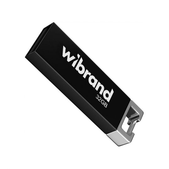 Флеш-пам'ять USB Wibrand Chameleon 32GB USB 2.0 black - купити за 360.80 грн у Києві, Україні