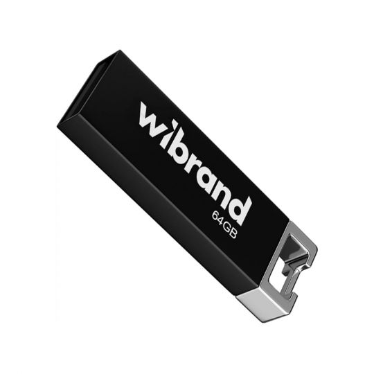 Флеш-память USB Wibrand Chameleon 64GB USB 2.0 black - купить за 443.00 грн в Киеве, Украине