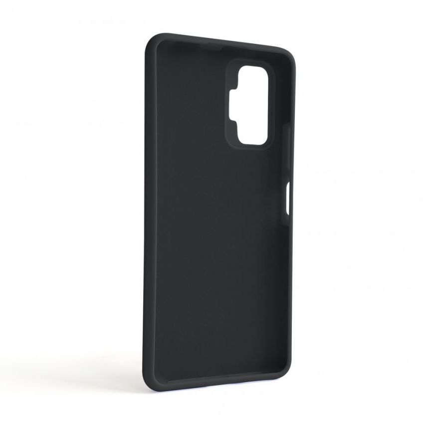 Чехол Full Silicone Case для Xiaomi Redmi Note 10 Pro 4G black (01) (без логотипа)