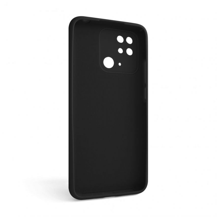 Чехол Full Silicone Case для Xiaomi Redmi 10C 4G black (01) (без логотипа)