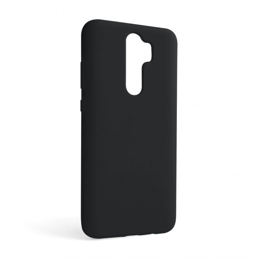 Чехол Full Silicone Case для Xiaomi Redmi Note 8 Pro black (01) (без логотипа)