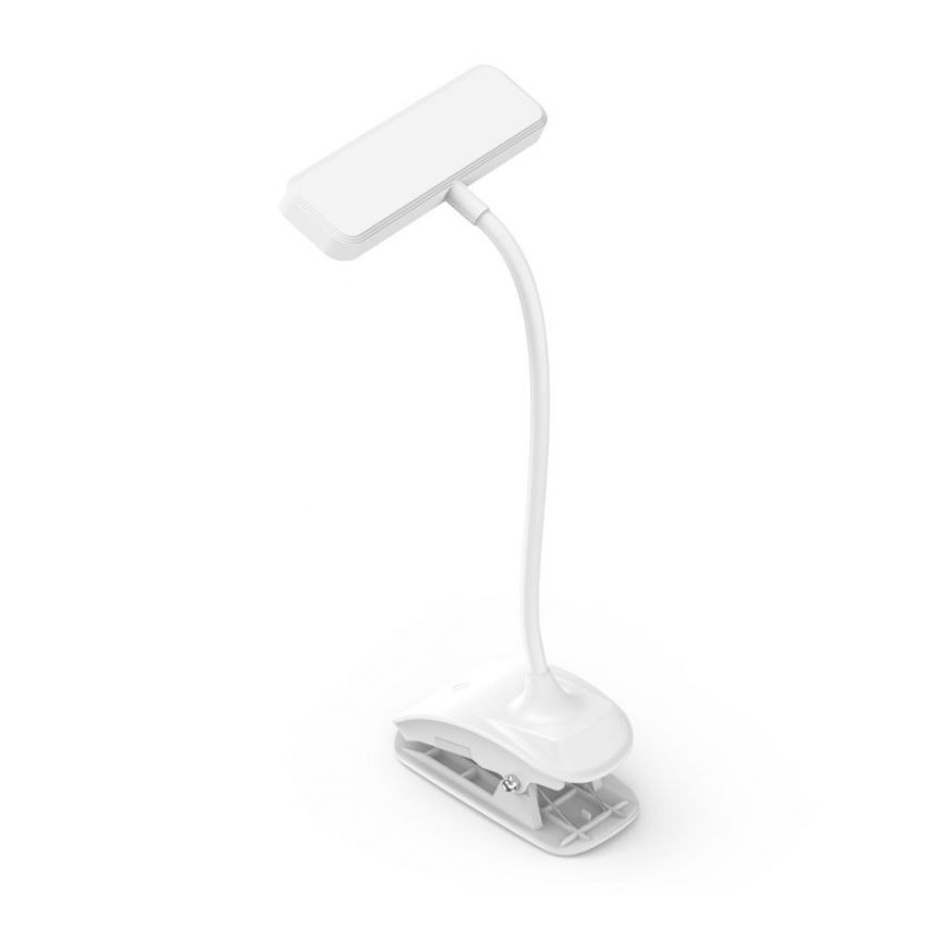 Настільна лампа-прищіпка XO OZ06B 800mAh white