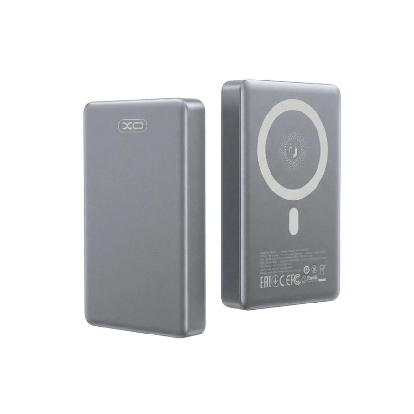 Power Bank XO PR294 10000mAh MagSafe grey