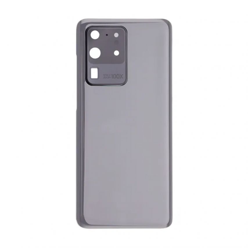 Задня кришка для Samsung Galaxy S20 Ultra 5G/G988B (2020) зі склом камери cosmic grey High Quality