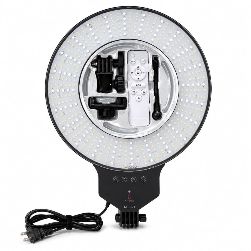 Кільцева лампа MJ321 RGB (32см)