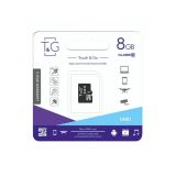 Карта пам'яті T&G MicroSDXC 8GB Class 10 UHS-1 + SD-адаптер (TG-8GBSDCL10-01)