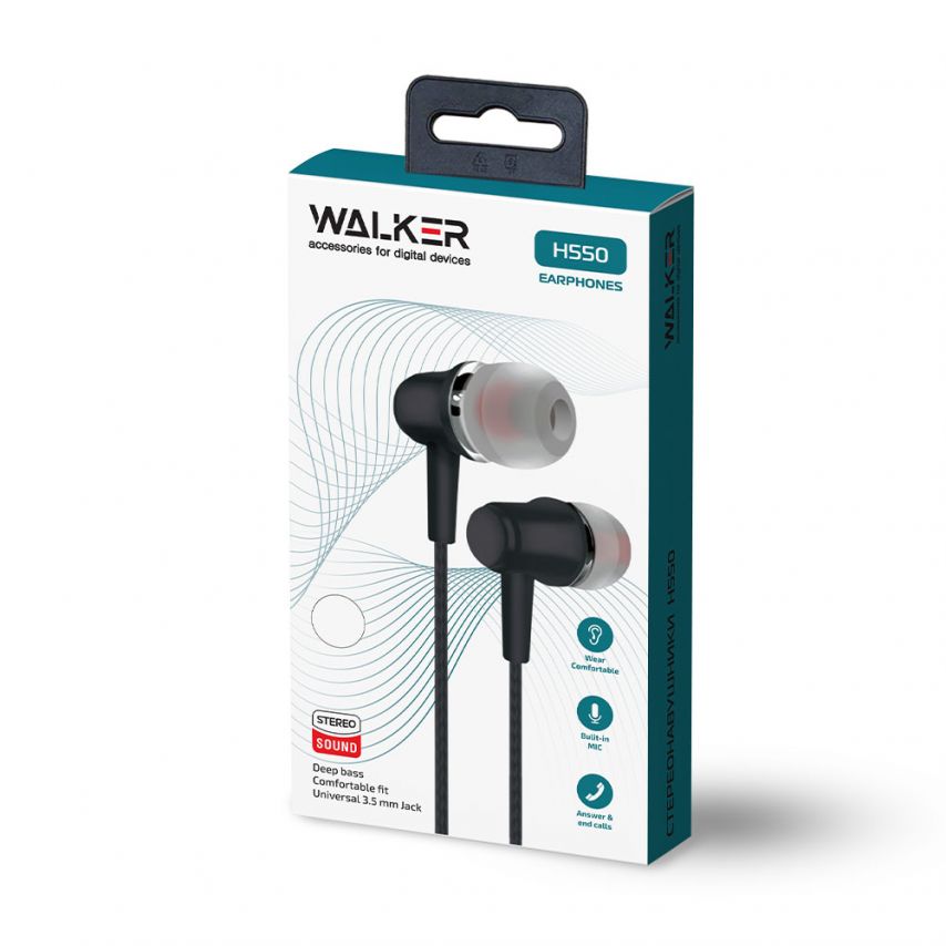 Навушники WALKER H550 black