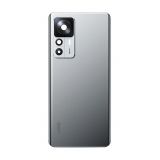 Задня кришка для Xiaomi 12T, 12T Pro зі склом камери silver Original Quality