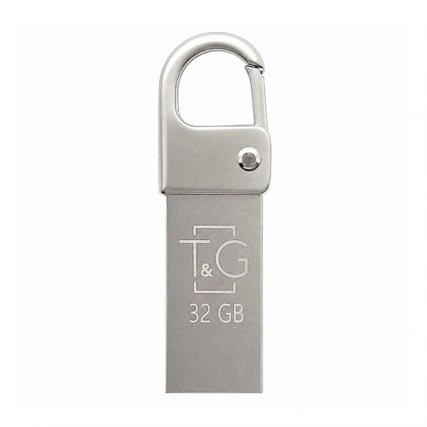 Флеш-пам'ять USB T&G Metal 32GB USB 2.0 (027) з карабіном