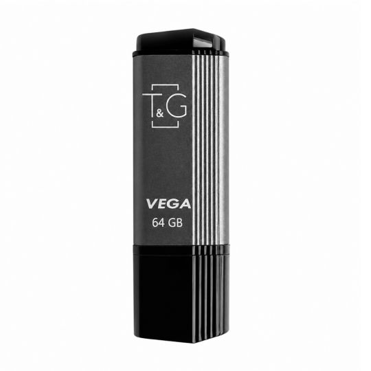 Флеш-пам'ять USB T&G Vega 64GB USB 2.0 (121) grey - купити за 375.75 грн у Києві, Україні