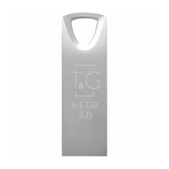 Флеш-пам'ять USB T&G Metal 64GB USB 2.0 (117) silver - купити за 402.75 грн у Києві, Україні
