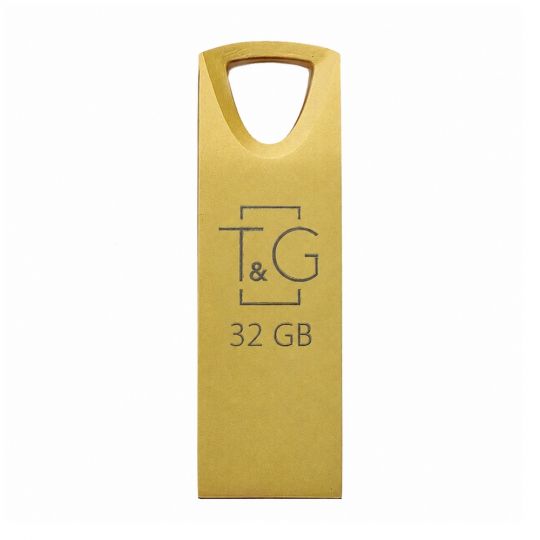 USB 32GB T&G USB 2.0 Metal (117) gold - купити за 330.75 грн у Києві, Україні