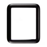 Скло для переклеювання для Apple Watch 2 42мм, Apple Watch 3 42мм з OCA-плівкою black Original Quality