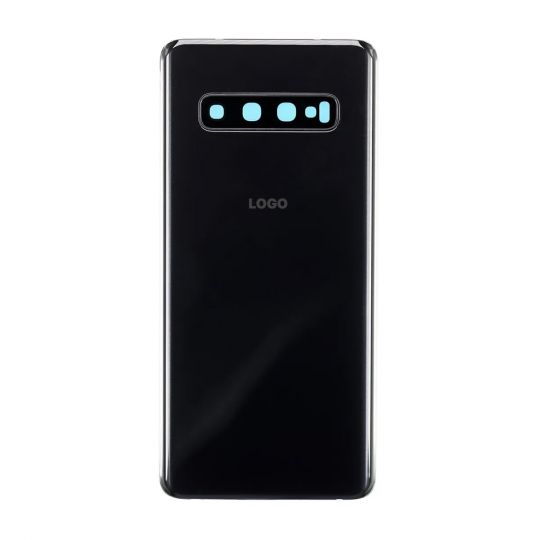 Задняя крышка для Samsung Galaxy S10/G973 (2019) со стеклом камеры black Original Quality - купить за 435.53 грн в Киеве, Украине