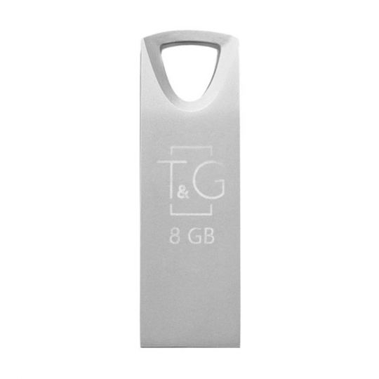 Флеш-пам'ять USB T&G Metal 8GB USB 2.0 (117) silver - купити за 211.50 грн у Києві, Україні