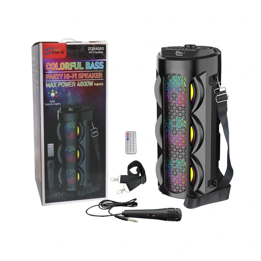 Портативна колонка ZQS4303 16W black