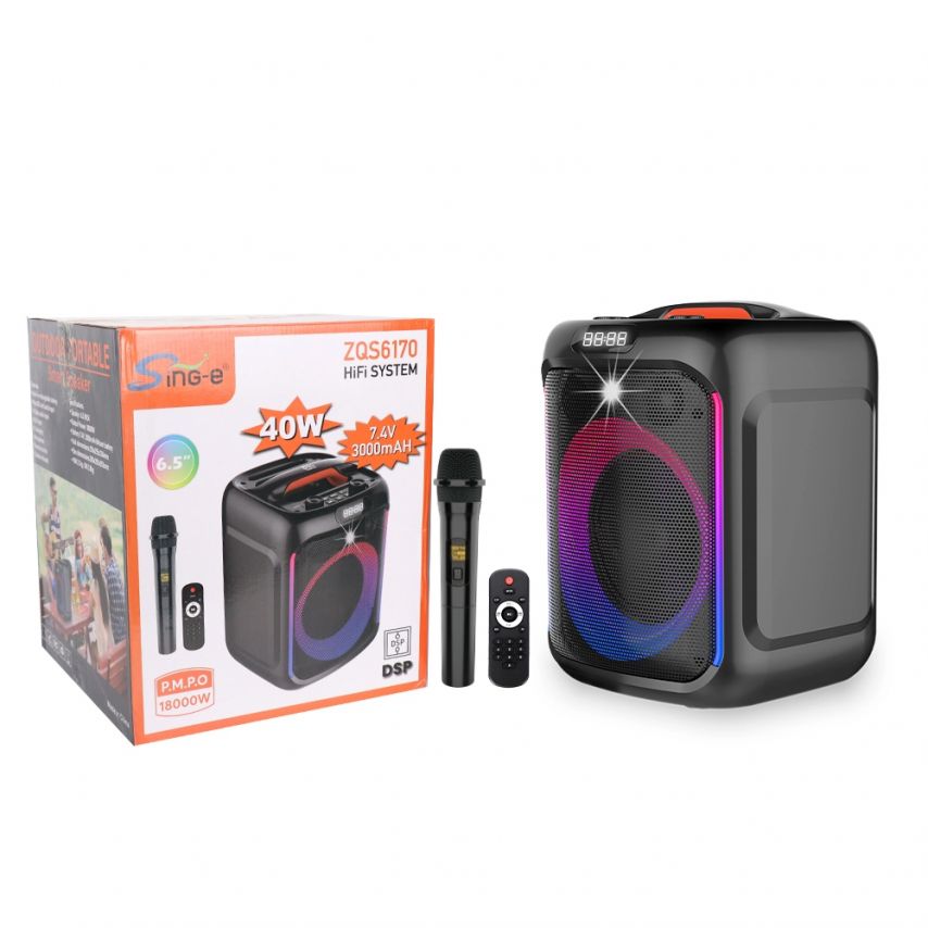 Портативная колонка ZQS6170 30W black