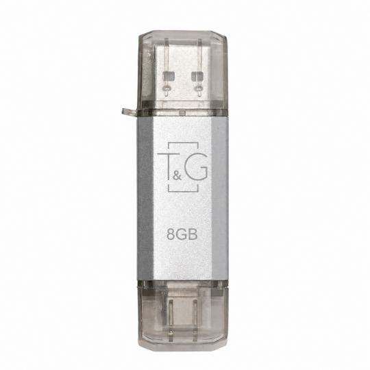 Флеш-пам'ять USB T&G Type-C Star 8GB USB 2.0 (009) silver - купити за 230.01 грн у Києві, Україні