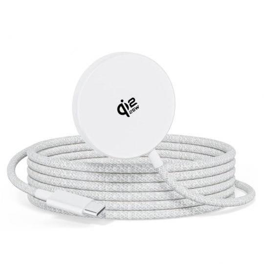 Беспроводное зарядное устройство XO JH025 Qi2.2 25W Type-C 1.2m white - купить за 612.90 грн в Киеве, Украине