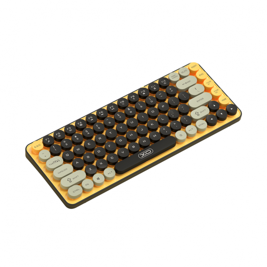 Клавиатура XO KB-12 беспроводная yellow