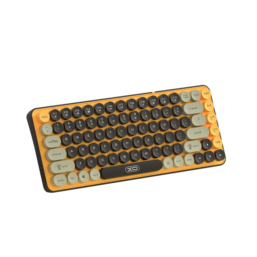 Клавиатура XO KB-12 беспроводная yellow
