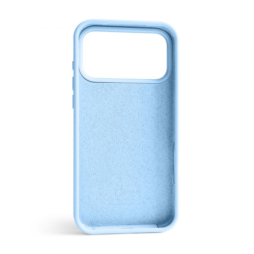 Чехол Full Silicone Case для Apple iPhone 18 Pro Max Sky blue (58)