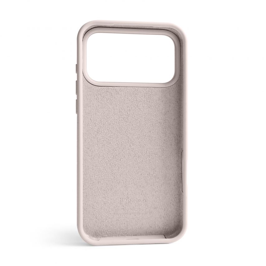 Чехол Full Silicone Case для Apple iPhone 18 Pro Max grey pink (73)