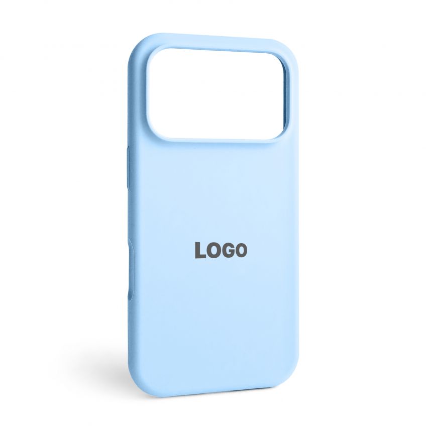 Чохол Full Silicone Case для Apple iPhone 18 Pro Sky blue (58)