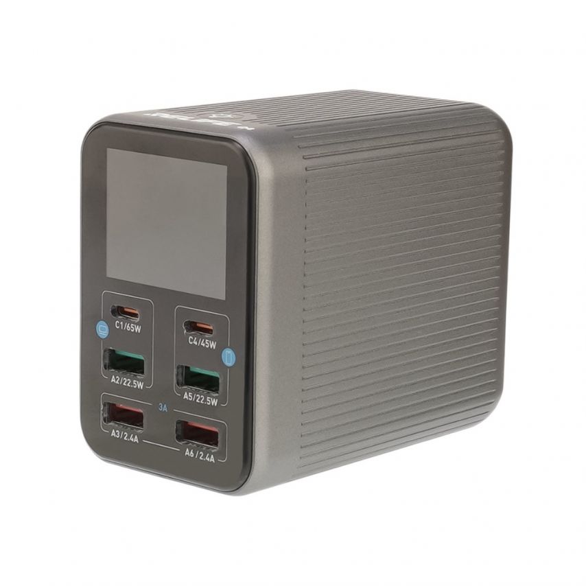 Зарядний пристрій RELIFE Q4 (6 портів, 72 Вт, Quick Charge, Power Delivery)