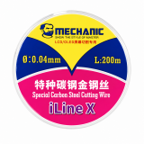 Струна сепараторна Mechanic iLine X (для відклеювання скла, 0.04 мм, 200м)