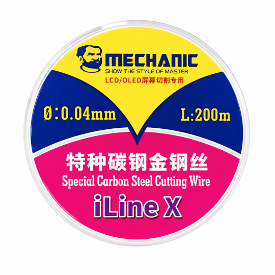 Струна сепараторна Mechanic iLine X (для відклеювання скла, 0.04 мм, 200м) - купити за 68.10 грн у Києві, Україні