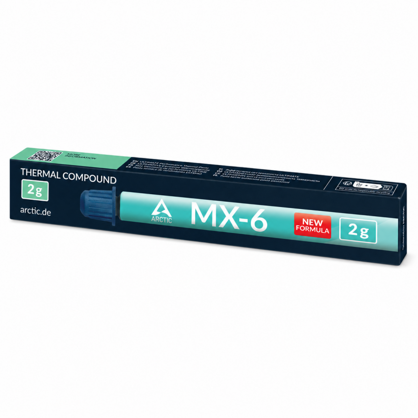 Термопаста Arctic MX-6 Original (7.5 Вт/мК, 4гр, серый)