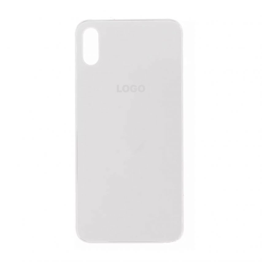 Задня кришка для Apple iPhone XS (великий виріз під камеру) white High Quality