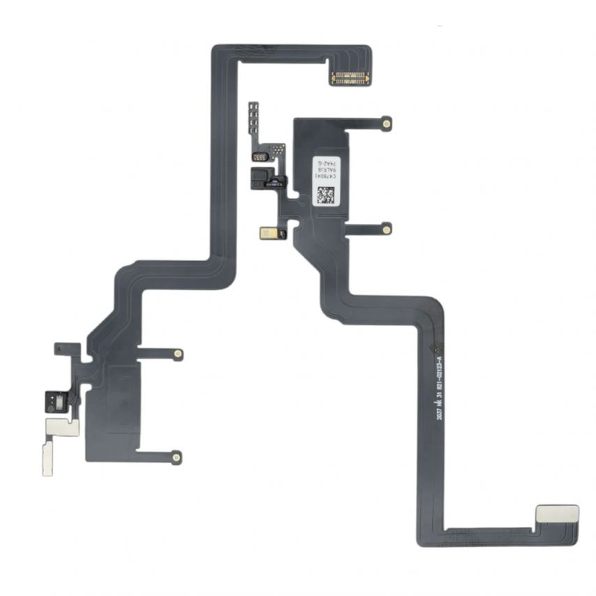Шлейф для Apple iPhone 11 с датчиком приближения и микрофоном High Quality