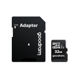 Карта памяти Goodram MicroSDHC 32GB Class 10 UHS-I + SD-адаптер (M1AA-0320R12)