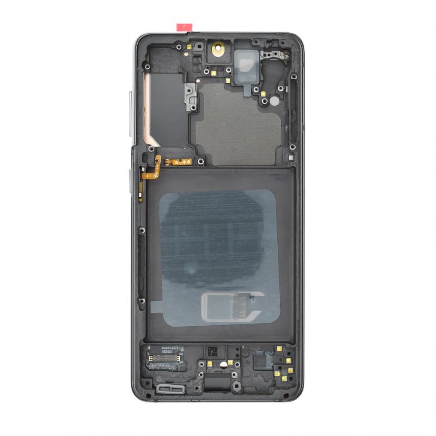 Дисплей (LCD) для Samsung Galaxy S21 5G/G991 (2021) с тачскрином и рамкой phantom grey (Oled) Original Quality