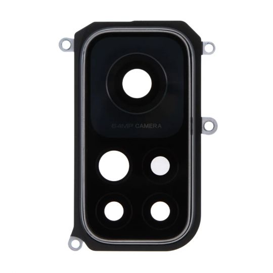 Стекло камеры для Xiaomi Mi 10T Pro с рамкой black Service Original - купить за 471.45 грн в Киеве, Украине
