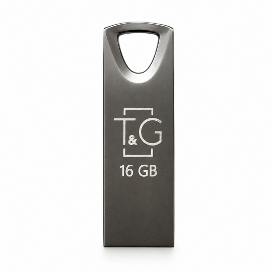 USB 16GB T&G USB 2.0 Metal (117) silver - купити за 278.38 грн у Києві, Україні