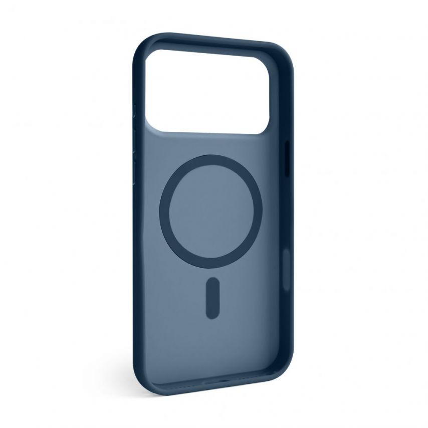 Чехол Soft Matte с MagSafe для Apple iPhone 18 Pro Max dark blue