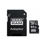 Карта памяти Goodram MicroSDHC 64GB Class 10 UHS-I + SD-адаптер (M1AA-0640R12)