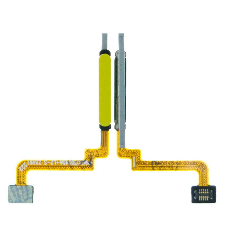 Шлейф для Xiaomi Poco M3 Pro 5G со сканером отпечатка пальца yellow High Quality