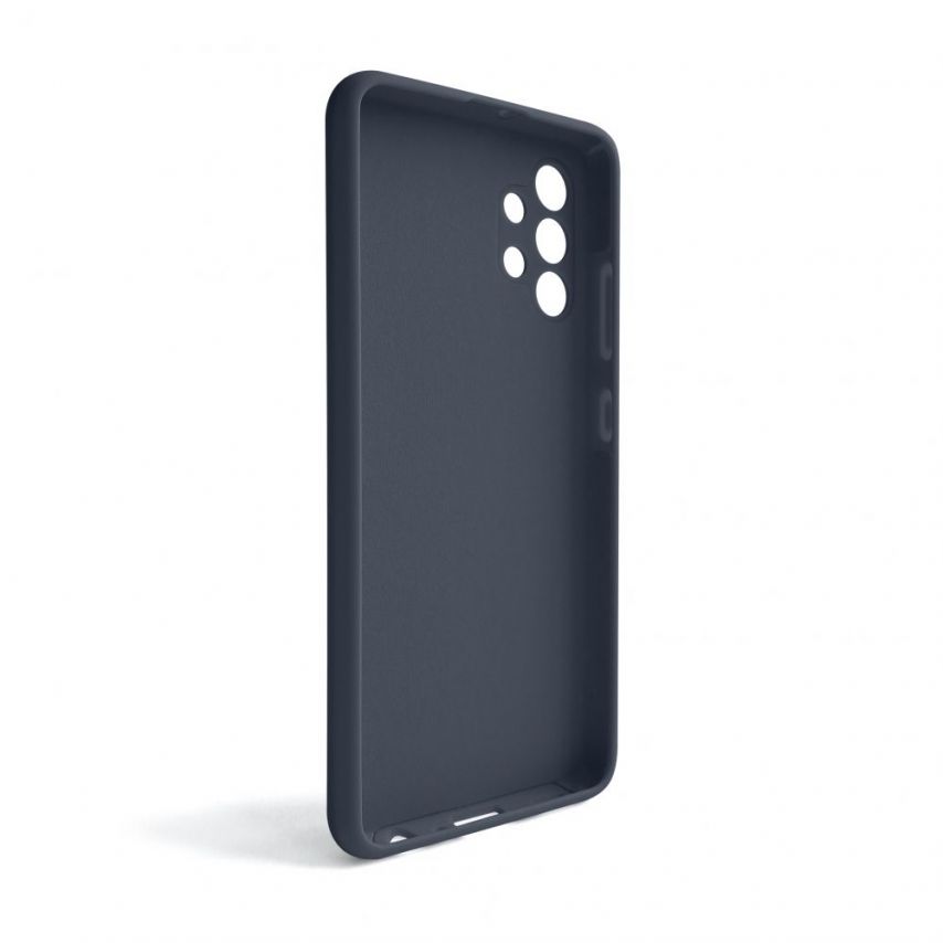 Чехол Full Silicone Case для Samsung Galaxy A32 4G/A325 (2021) dark blue (34) (без логотипа)