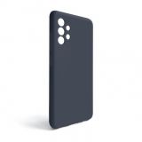 Чехол Full Silicone Case для Samsung Galaxy A32 4G/A325 (2021) dark blue (34) (без логотипа)