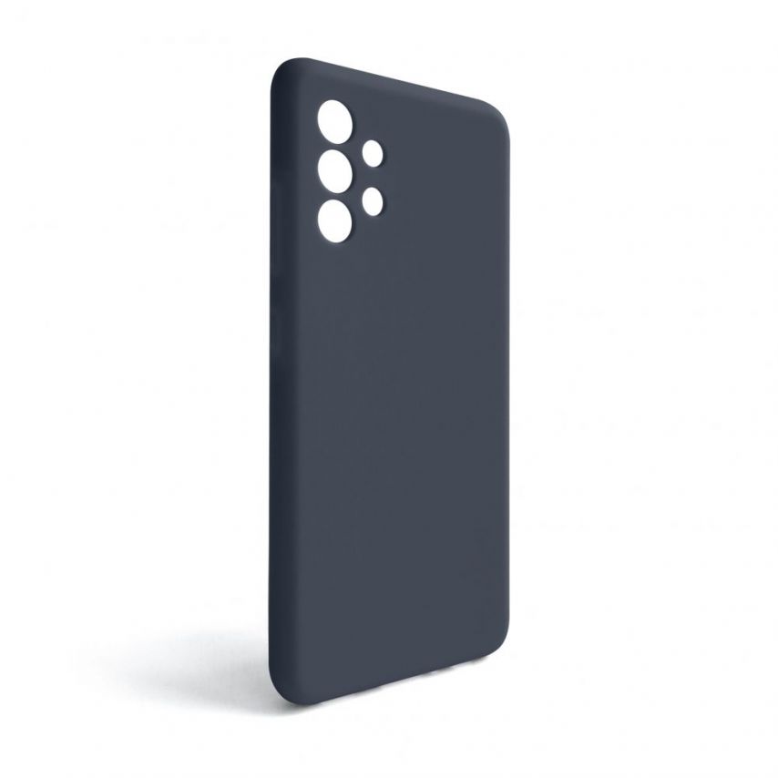Чехол Full Silicone Case для Samsung Galaxy A32 4G/A325 (2021) dark blue (34) (без логотипа)
