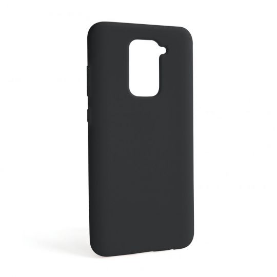 Чохол Full Silicone Case для Xiaomi Redmi Note 9 4G black (01) (без логотипу) - купити за 0.00 грн у Києві, Україні