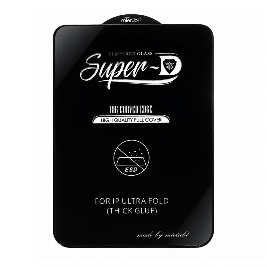 Захисне скло SuperD для Apple iPhone 18 Duo (case size) black (тех.пак.)