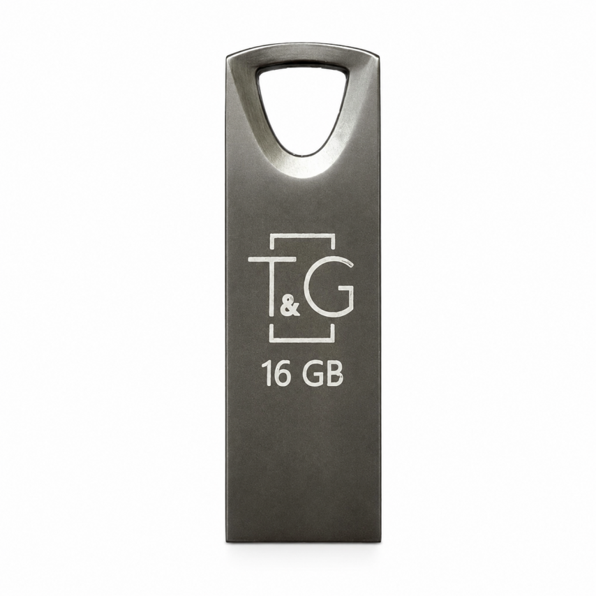 Флеш-пам'ять USB T&G Metal 16GB USB 2.0 (117) black