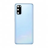 Задняя крышка для Samsung Galaxy S20/G980 (2020), S20 5G/G981 (2020) со стеклом камеры cloud blue Original Quality