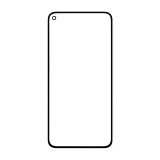 Скло дисплея для переклеювання Google Pixel 5 з OCA-плівкою black Original Quality